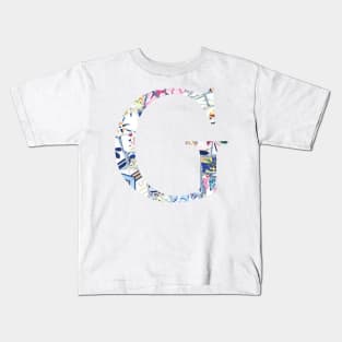 Gaudi Mosaic Barcelona Letter G Kids T-Shirt